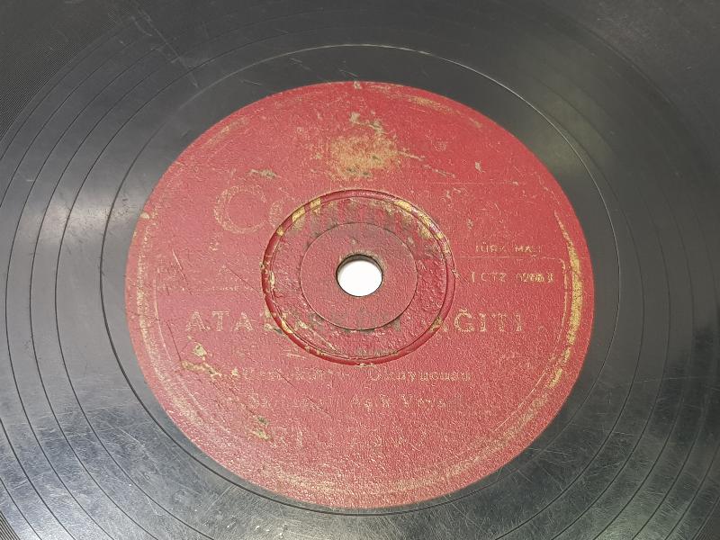 ÇOK NADİR TAŞ PLAK: AŞIK VEYSEL - ATATÜRK'ÜN AĞITI