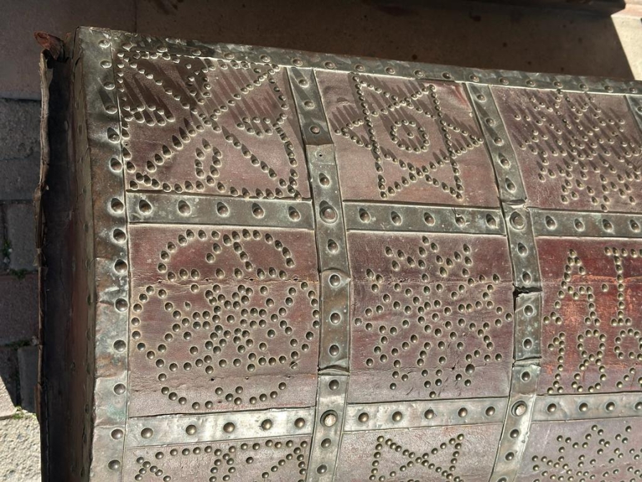 OSMANLI DÖNEMİ 1895 TARİHLİ VE RUMCA YAZILI ÇOK NADİR SANDIK