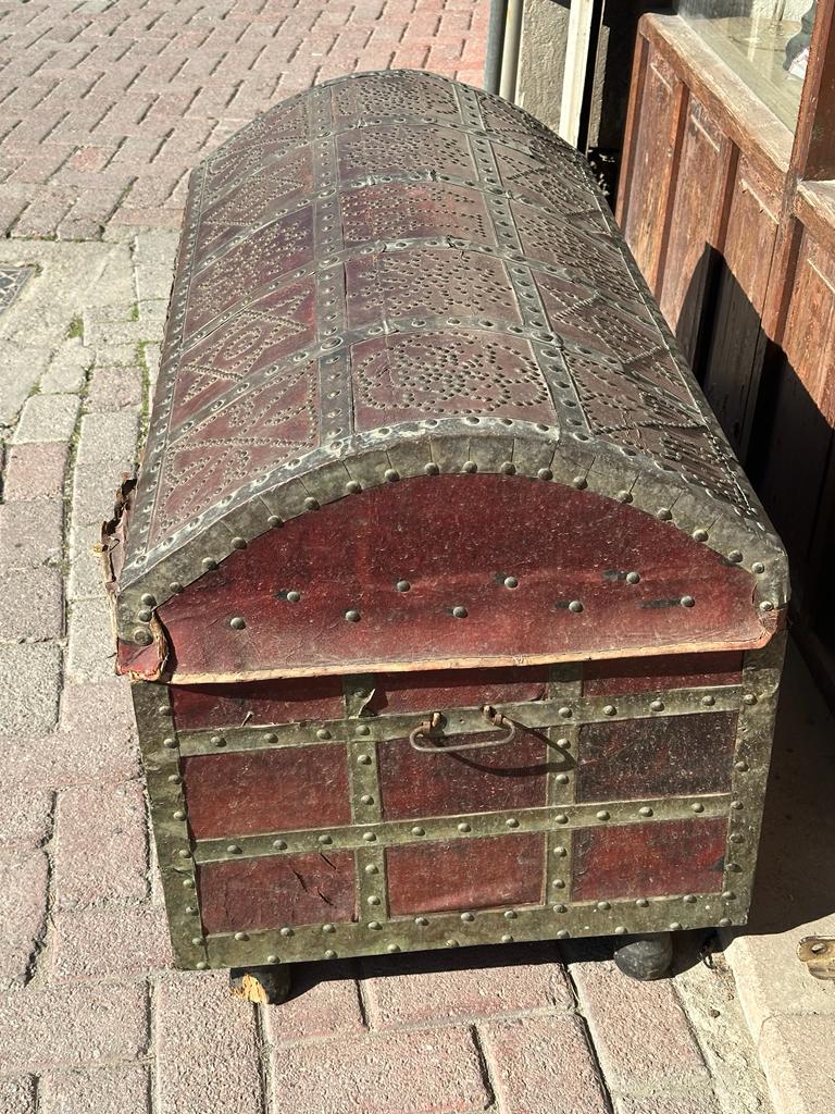 OSMANLI DÖNEMİ 1895 TARİHLİ VE RUMCA YAZILI ÇOK NADİR SANDIK