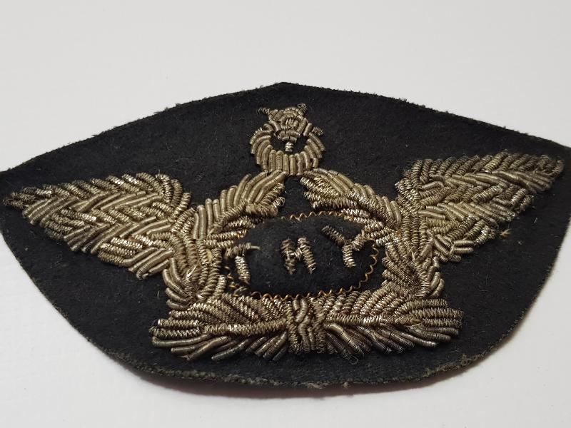 1930'LARDAN ÇOK NADİR TÜRK HAVA YOLLARI PİLOT BRÖVESİ