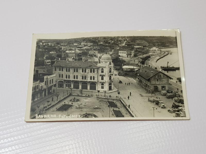 CUMHURİYET İLK DÖNEM 3 ADET BANDIRMA FOTOĞRAFI