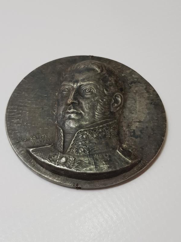 ARJANTİN - ŞİLİ VE PERU'NUN DEVRİMCİ LİDERİ JOSE DE SAN MARTİN TEMALI DEV BOY MADALYA