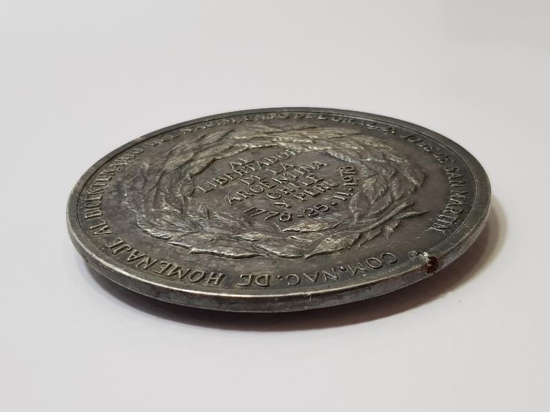 ARJANTİN - ŞİLİ VE PERU'NUN DEVRİMCİ LİDERİ JOSE DE SAN MARTİN TEMALI DEV BOY MADALYA