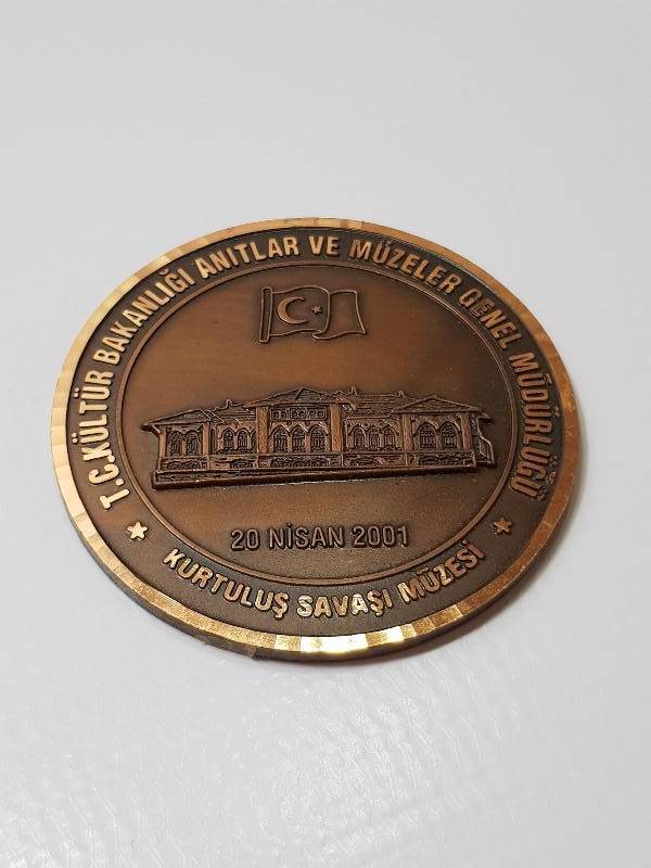 2001 KURTULUŞ SAVAŞI MÜZESİ AÇILIŞ HATIRASI NADİR MADALYA