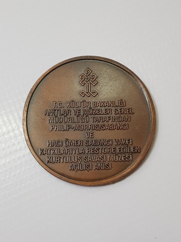 2001 KURTULUŞ SAVAŞI MÜZESİ AÇILIŞ HATIRASI NADİR MADALYA