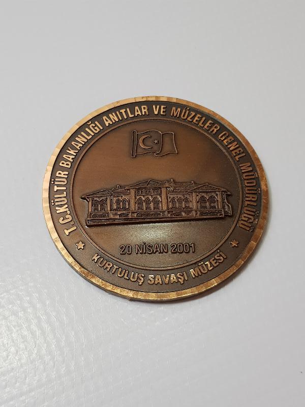 2001 KURTULUŞ SAVAŞI MÜZESİ AÇILIŞ HATIRASI NADİR MADALYA