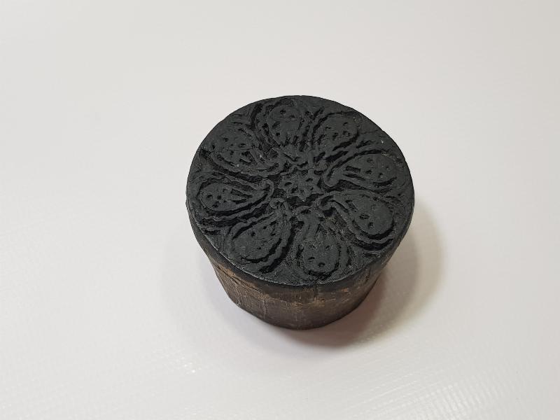 OSMANLI DÖNEMİ EL OYMA AHŞAP TOKAT BASKI KALIBI