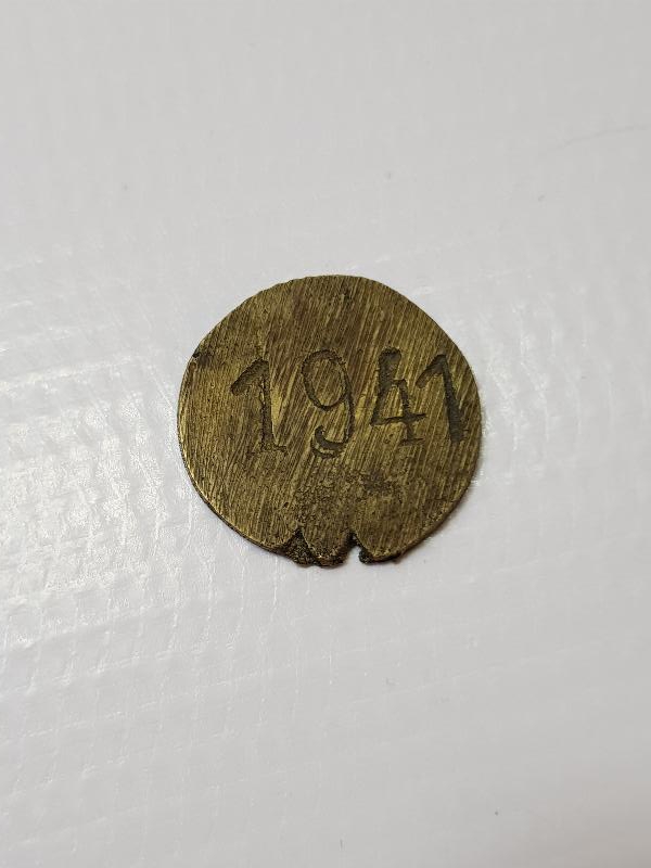 1941 TARİHLİ İZMİR SALHANE JETONU - NADİR