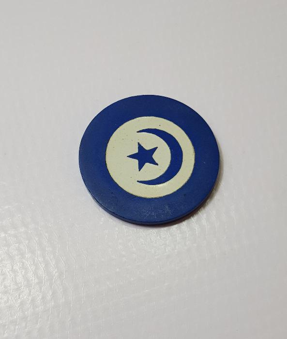 OSMANLI DÖNEMİ ÜZERİ AY YILDIZLI JETON