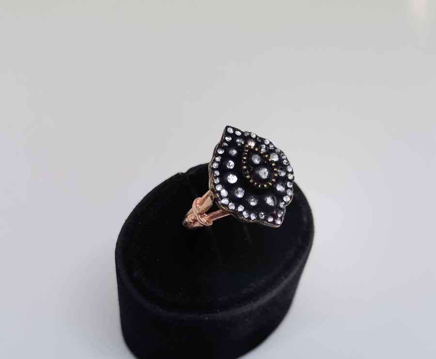 DAMLALI GİRİT MODELİ ELMAS YÜZÜK