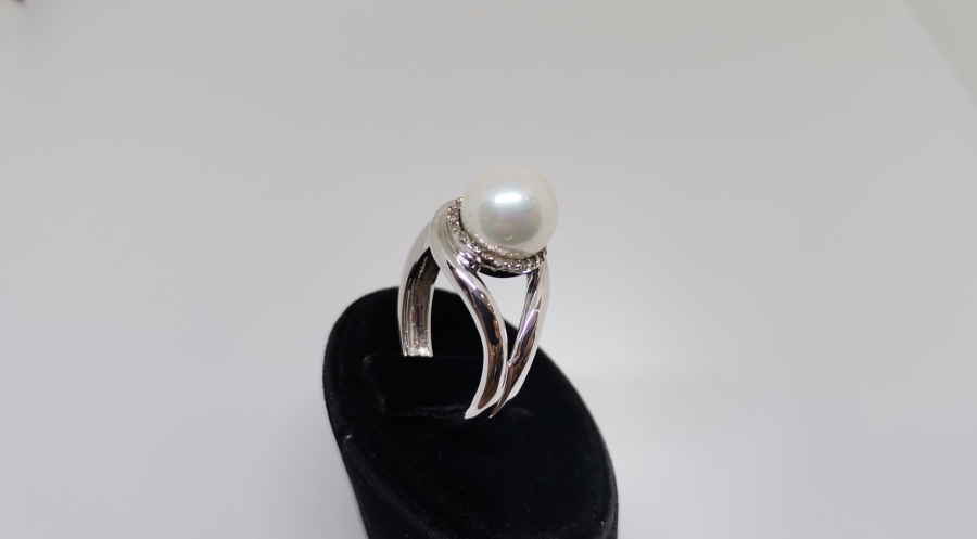 İNCİLİ PIRLANTA YÜZÜK