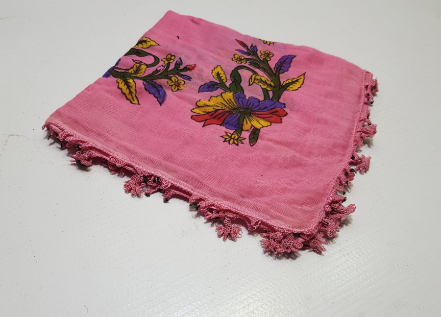 TOKAT İŞİ İĞNE OYALI ANTİKA BASKI YAZMA