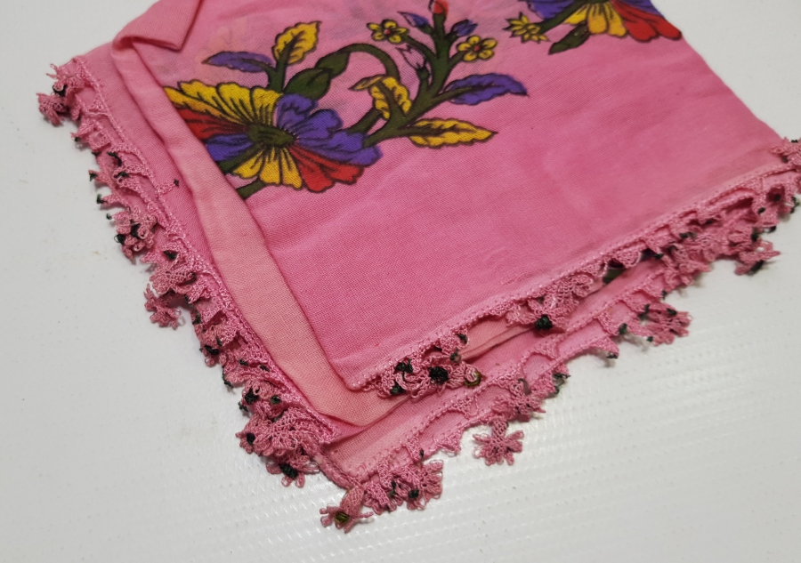 TOKAT İŞİ İĞNE OYALI ANTİKA BASKI YAZMA