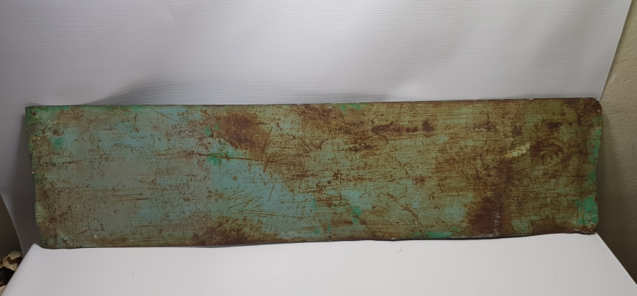 TENEKE ÜZERİ EL ÇEKME ANTİKA HAT LEVHA