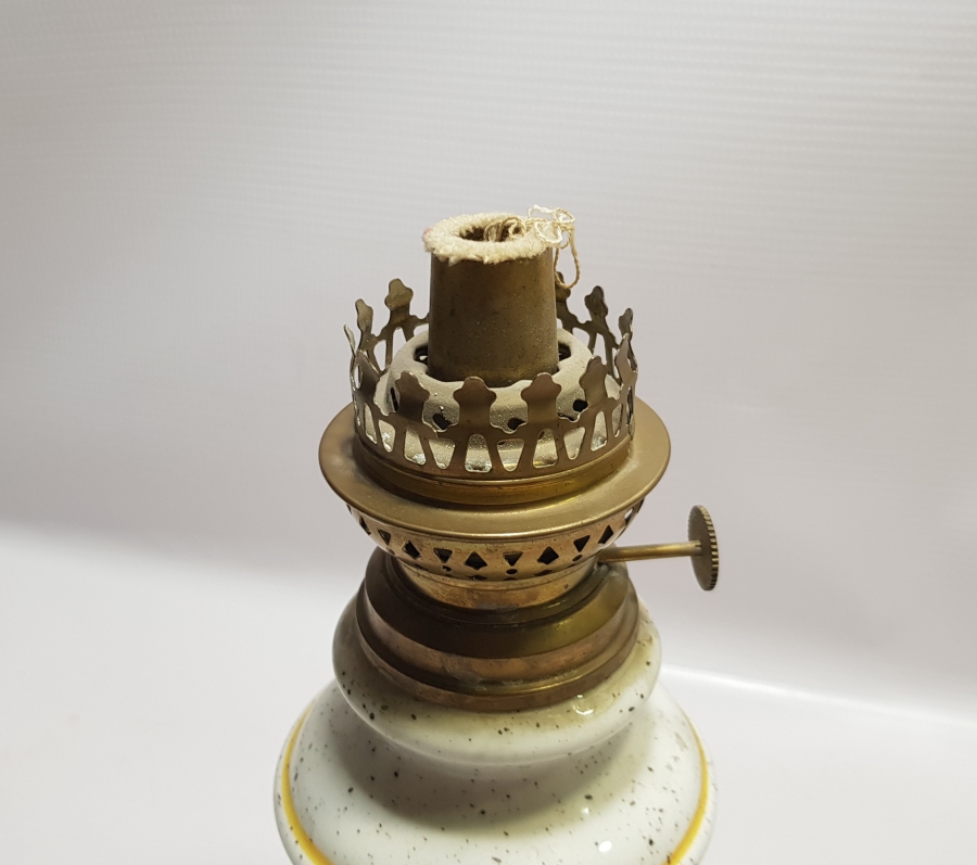 ANTİKA FRANSIZ PORSELEN GAZ LAMBASI