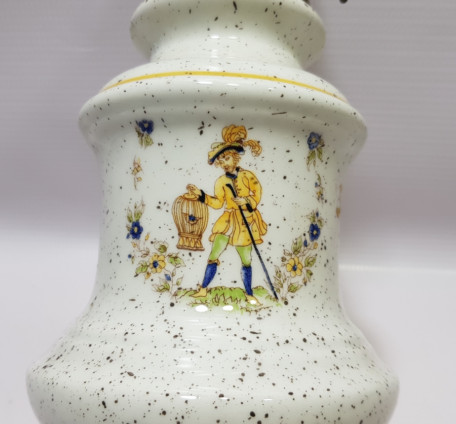 ANTİKA FRANSIZ PORSELEN GAZ LAMBASI