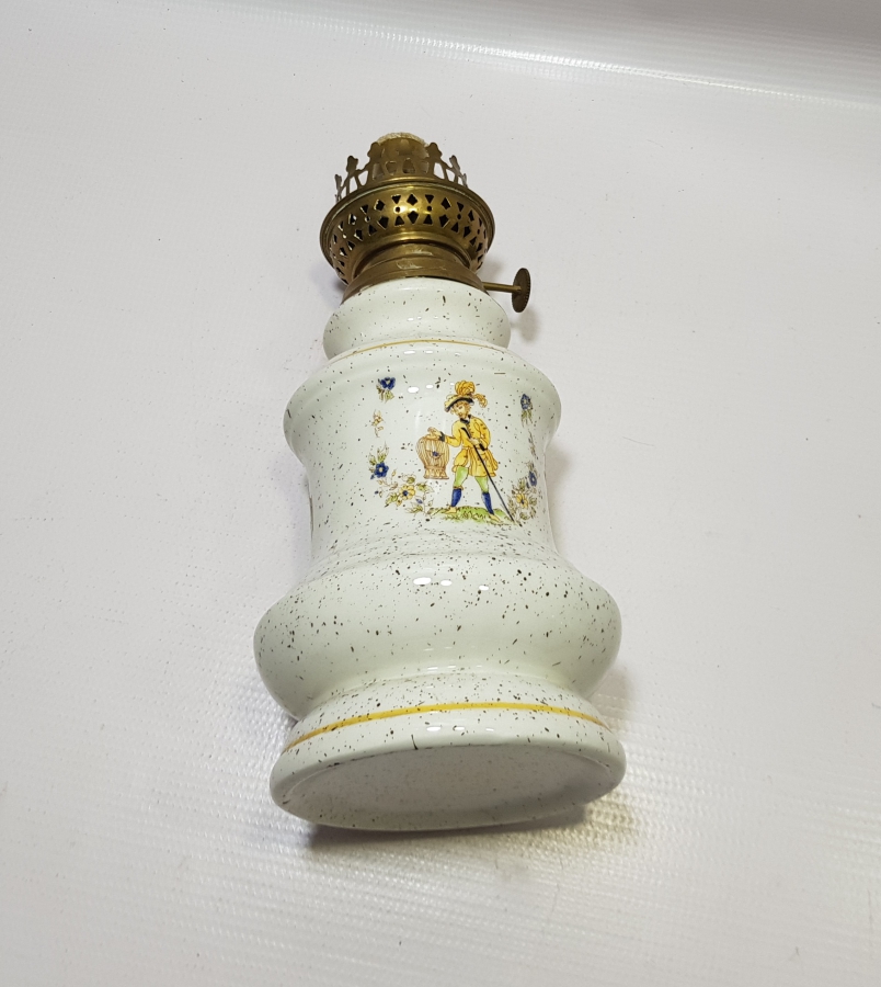 ANTİKA FRANSIZ PORSELEN GAZ LAMBASI