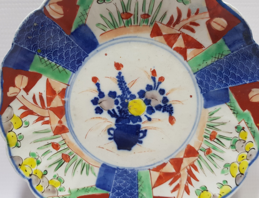 1800 BAŞLARI EL BOYAMA ÇOK NADİR ÇİN PORSELEN TABAK