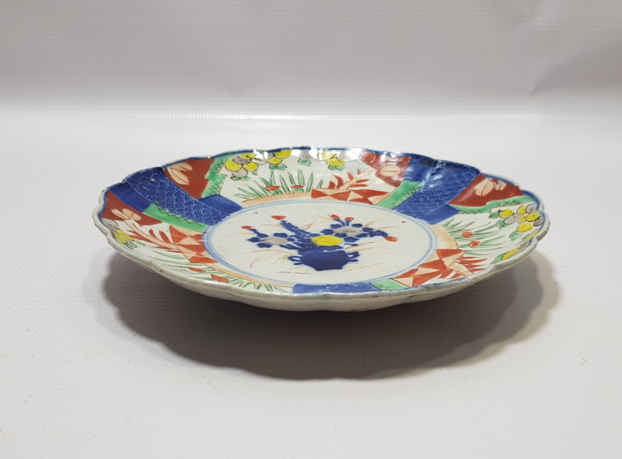 1800 BAŞLARI EL BOYAMA ÇOK NADİR ÇİN PORSELEN TABAK