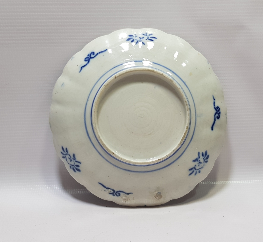 1800 BAŞLARI EL BOYAMA ÇOK NADİR ÇİN PORSELEN TABAK