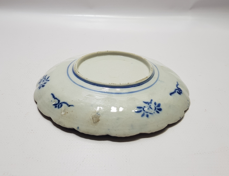 1800 BAŞLARI EL BOYAMA ÇOK NADİR ÇİN PORSELEN TABAK