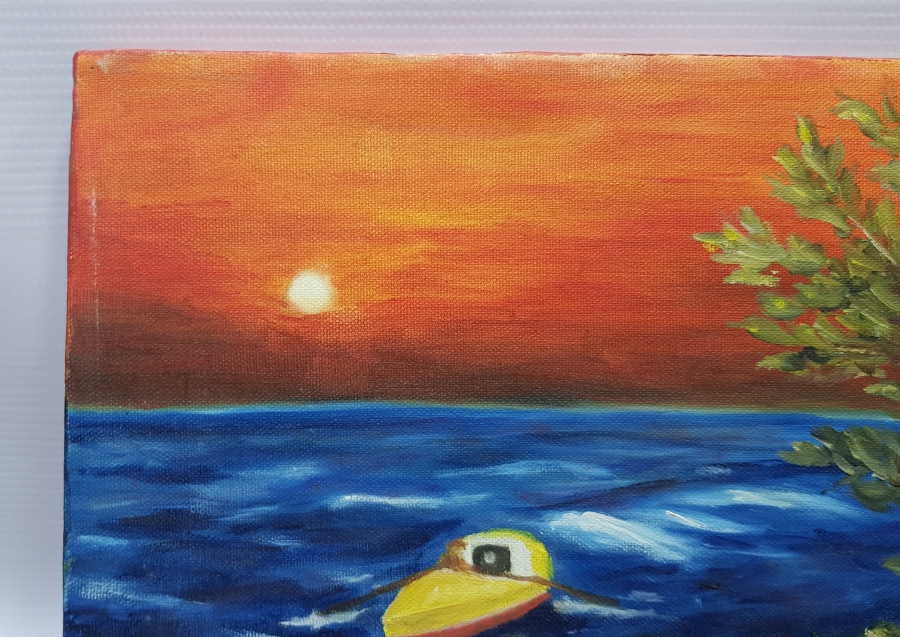 GÜLAY İMZALI TUVAL ÜZERİ YAĞLI BOYA ANTİKA TABLO