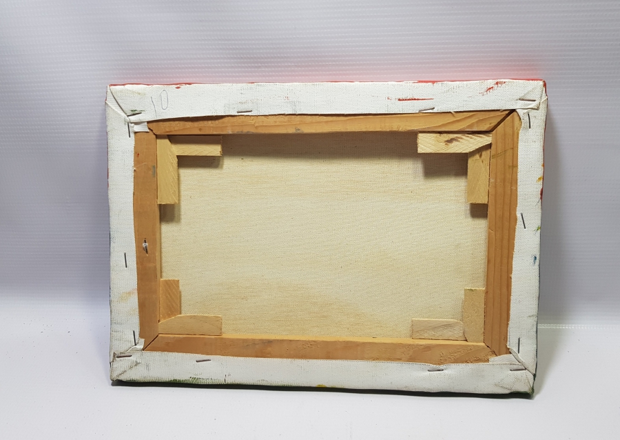 GÜLAY İMZALI TUVAL ÜZERİ YAĞLI BOYA ANTİKA TABLO