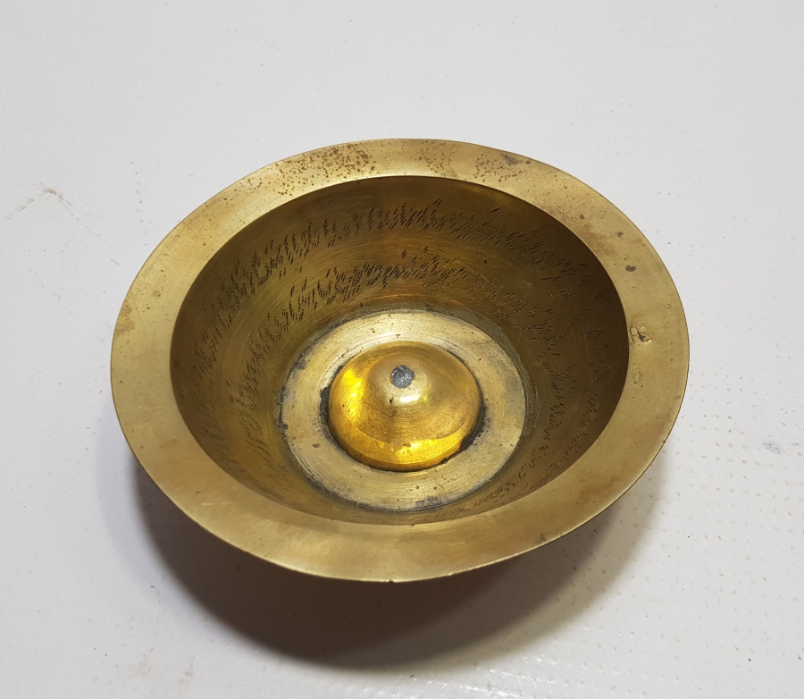 İÇİ AYETLERLE DEKORLU EL KAZIMA ŞİFA TASI