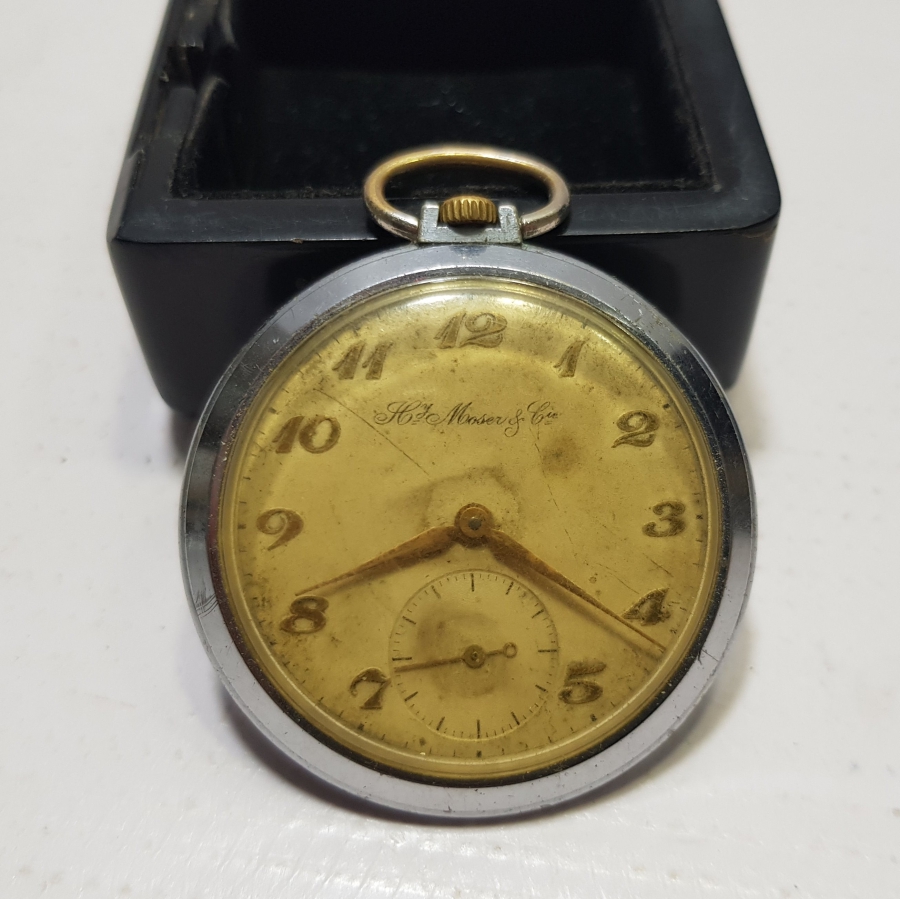 KURMALI ANTİKA CEP SAATİ