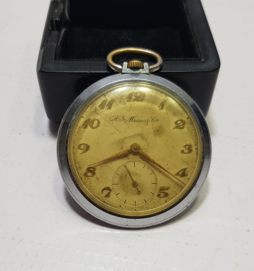 KURMALI ANTİKA CEP SAATİ