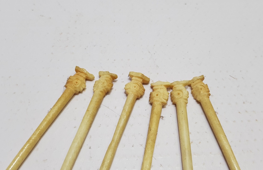 OSMANLI DÖNEMİ EL YAPIMI KEMİK KÜRDAN TAKIMI