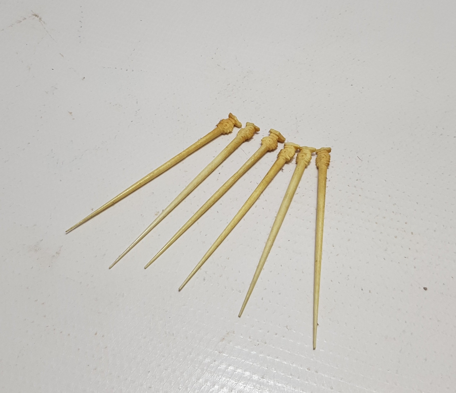 OSMANLI DÖNEMİ EL YAPIMI KEMİK KÜRDAN TAKIMI