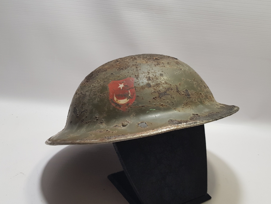 ÜZERİ AY YILDIZLI ÇOK NADİR KORE SAVAŞI TÜRK TUGAYI ASKER MİĞFERİ