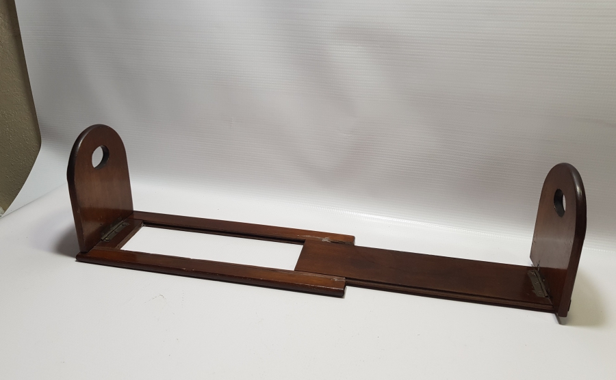 OSMANLI DÖNEMİ AHŞAP ÜZERİ ALTIN VARAKLI METAL VE FİLDİŞİ APLİKLİ ÇOK NADİR MASA ÜSTÜ KİTAPLIĞI