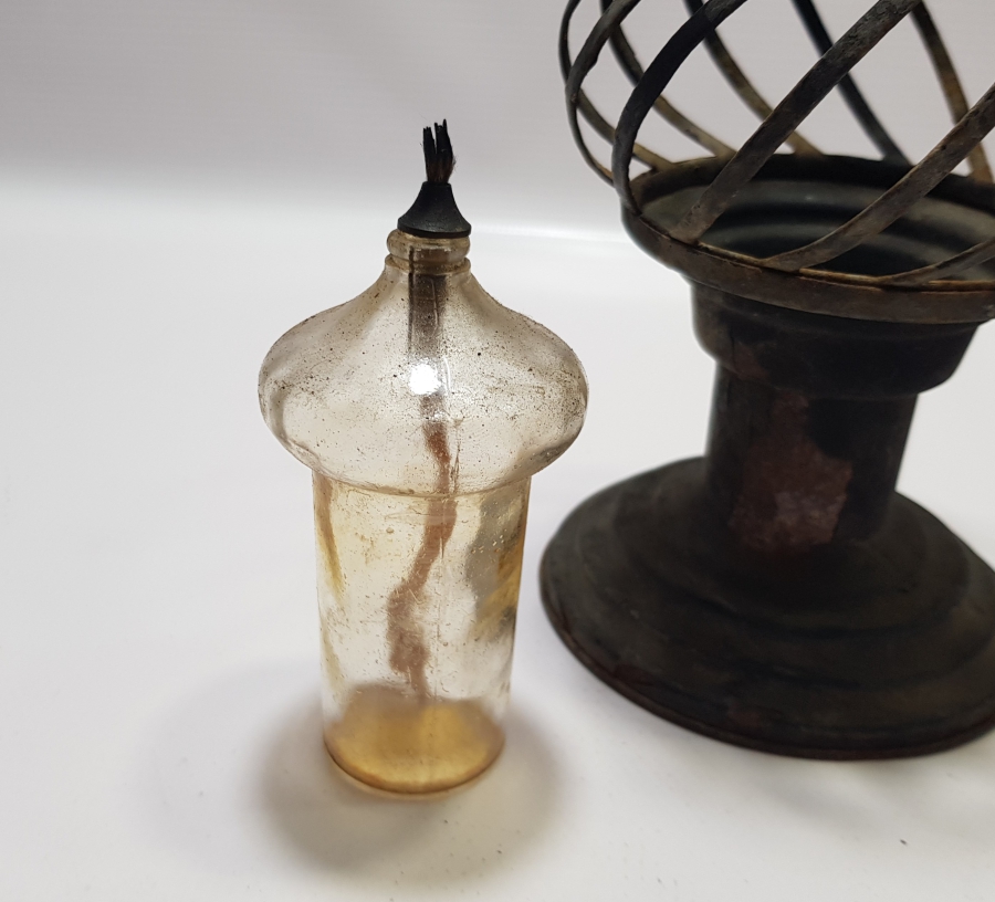 NADİR FORMLU OSMANLI DÖNEMİ İDARE LAMBASI - GAZ LAMBASI