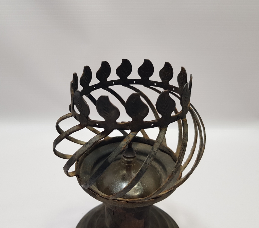 NADİR FORMLU OSMANLI DÖNEMİ İDARE LAMBASI - GAZ LAMBASI