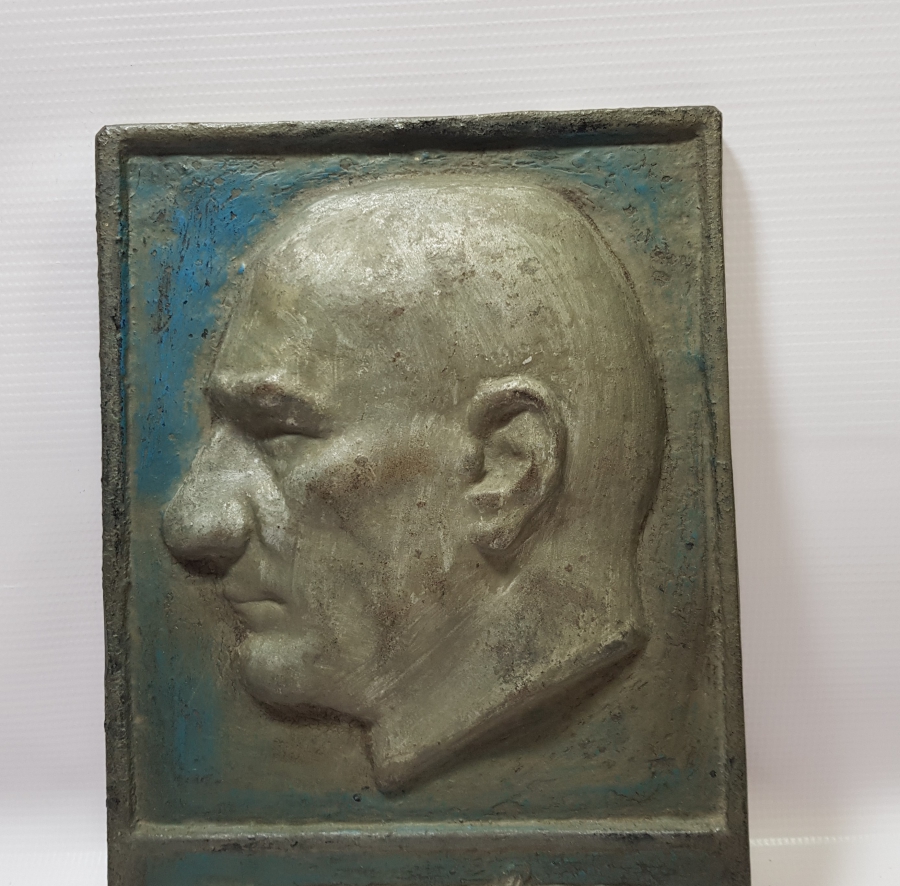 METAL DÖKÜM ANTİKA ATATÜRK BÜSTÜ