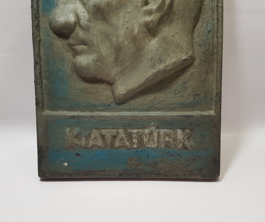 METAL DÖKÜM ANTİKA ATATÜRK BÜSTÜ