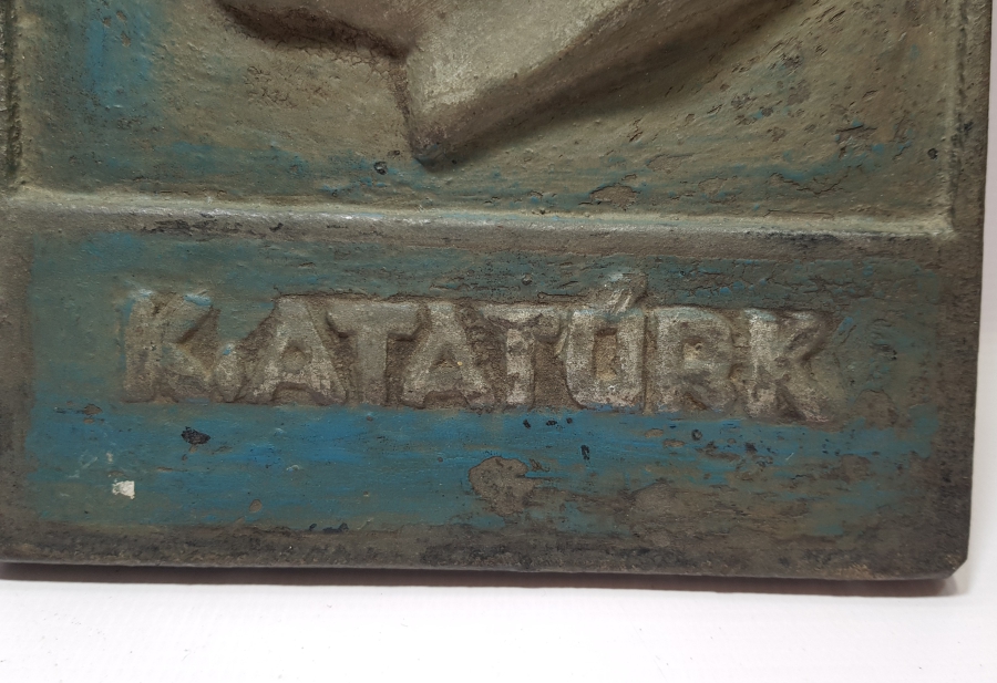 METAL DÖKÜM ANTİKA ATATÜRK BÜSTÜ