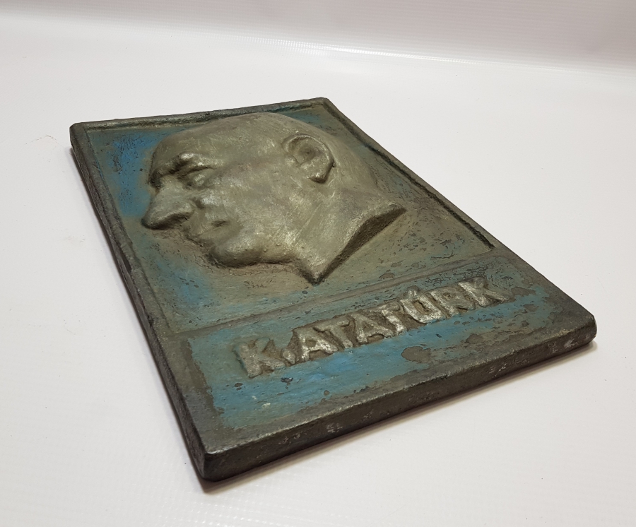 METAL DÖKÜM ANTİKA ATATÜRK BÜSTÜ