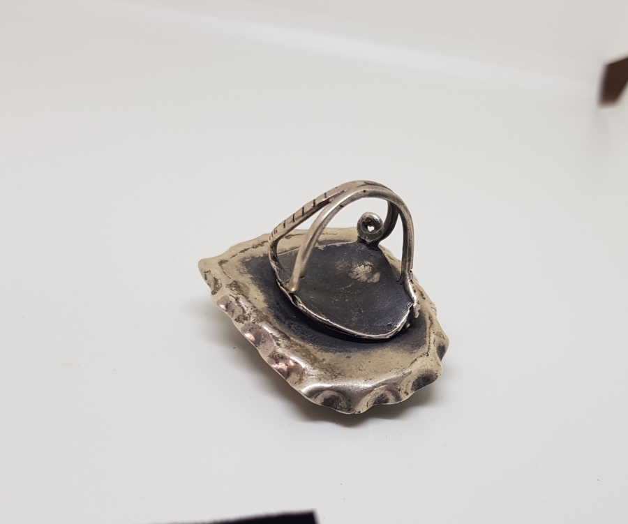 DOĞAL TAŞLI ÖZEL YAPIM BÜYÜK BOY YÜZÜK