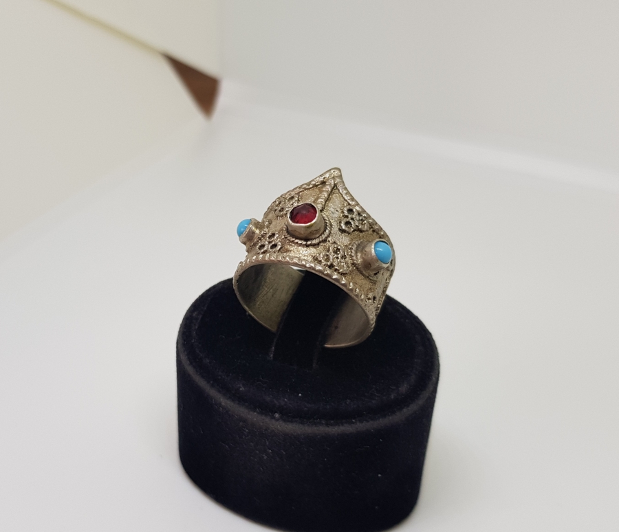 ZİHGİR FORMLU OSMANLI DÖNEMİ GÜMÜŞ YÜZÜK