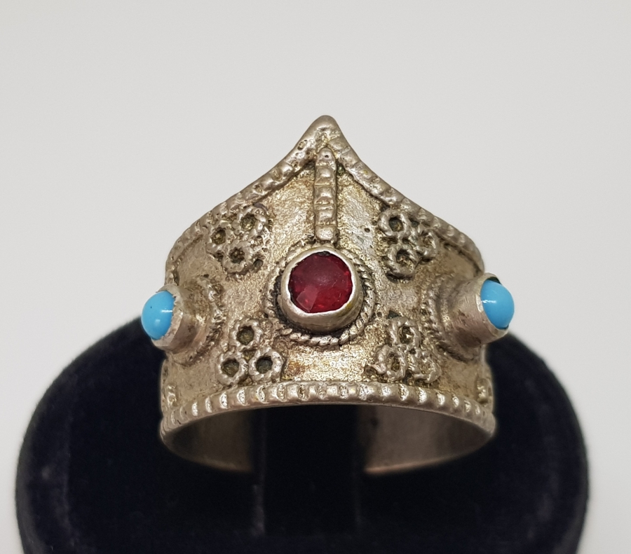 ZİHGİR FORMLU OSMANLI DÖNEMİ GÜMÜŞ YÜZÜK