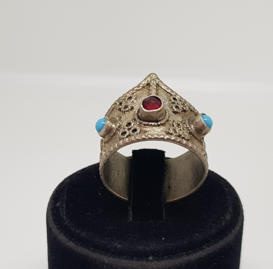 ZİHGİR FORMLU OSMANLI DÖNEMİ GÜMÜŞ YÜZÜK