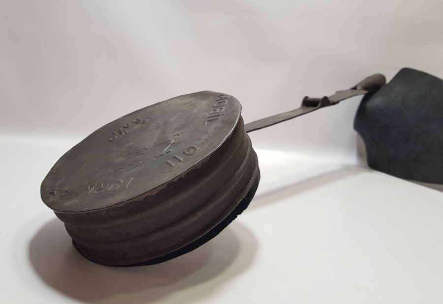 NADİR FORMDA OSMANLI DÖNEMİ SAPI İŞLEMELİ KAPAKLI LEBLEBİ KAVURACI