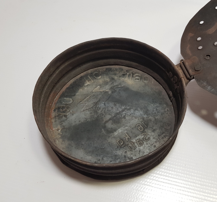 NADİR FORMDA OSMANLI DÖNEMİ SAPI İŞLEMELİ KAPAKLI LEBLEBİ KAVURACI