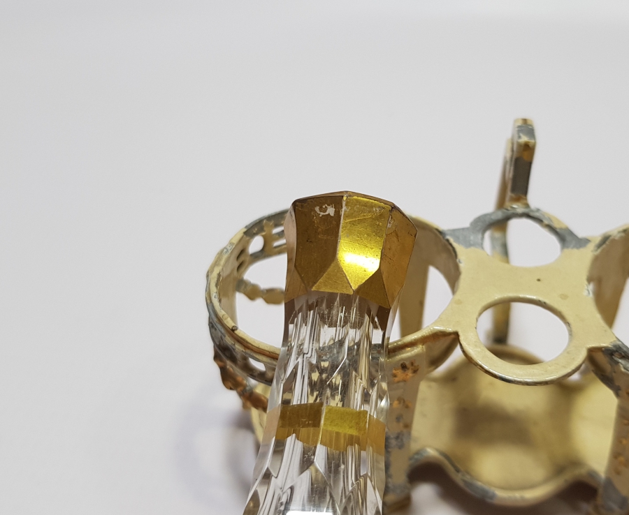 ÜZERİ ALTIN VARAKLI OSMANLI DÖNEMİ ÇOK NADİR BEYKOZ İŞİ ÇİFT SİRKELİK