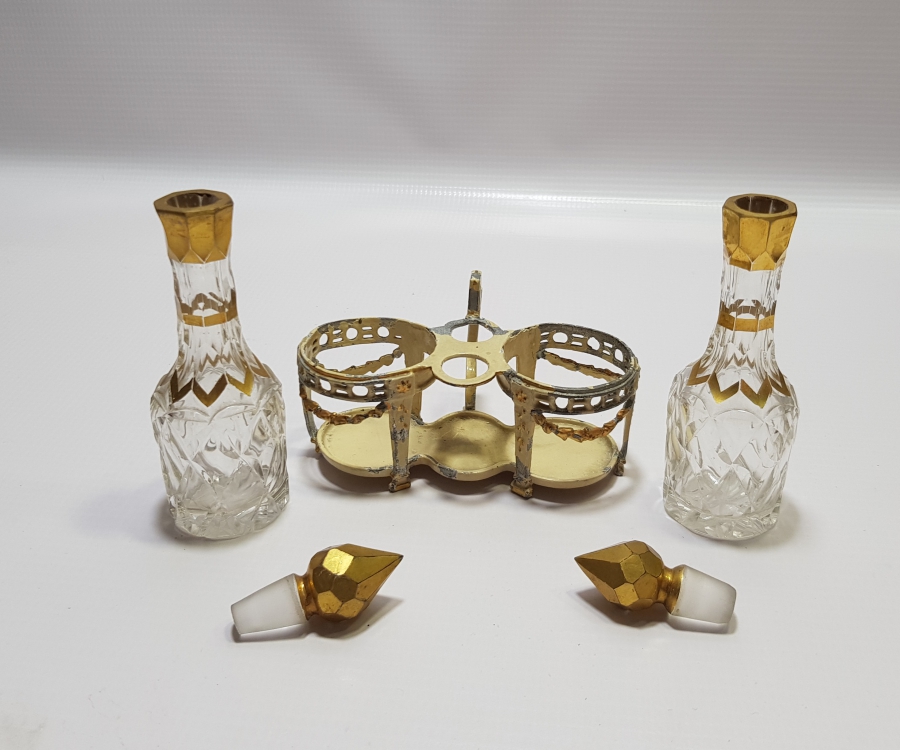 ÜZERİ ALTIN VARAKLI OSMANLI DÖNEMİ ÇOK NADİR BEYKOZ İŞİ ÇİFT SİRKELİK