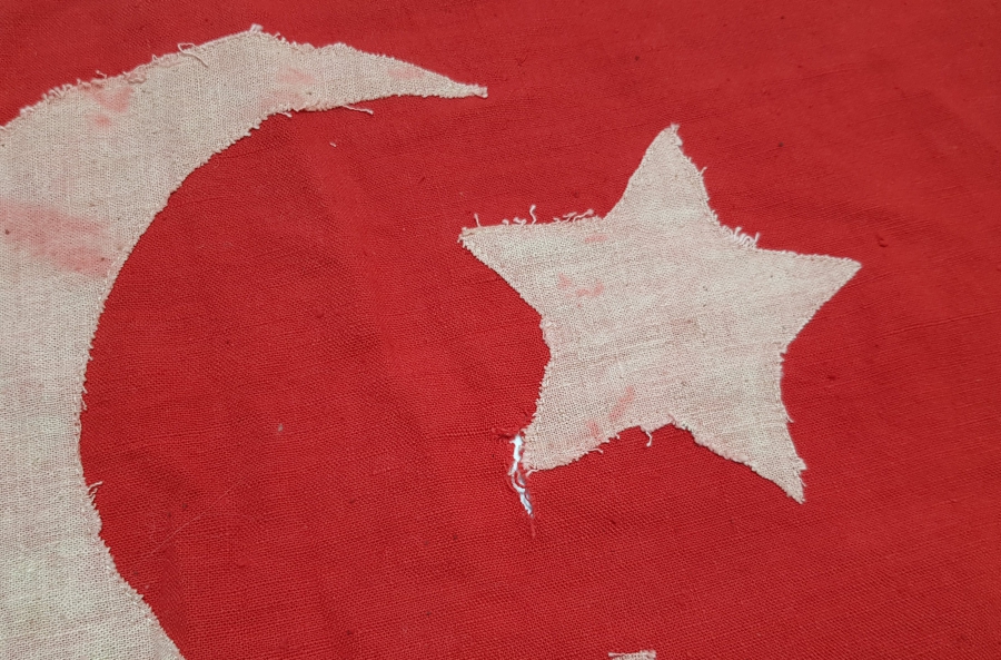 1. DÜNYA SAVAŞI DÖNEMİ OSMANLI ASKERİ BAYRAK