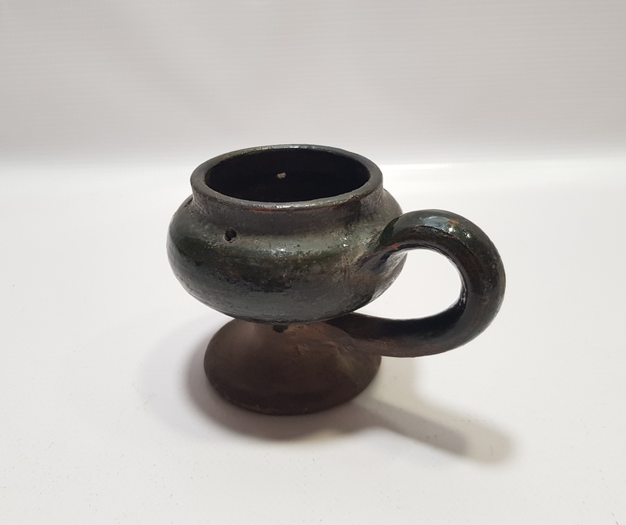 OSMANLI DÖNEMİ ÇANAKKALE İŞİ NADİR FORMLU NARGİLE KÖZLÜĞÜ